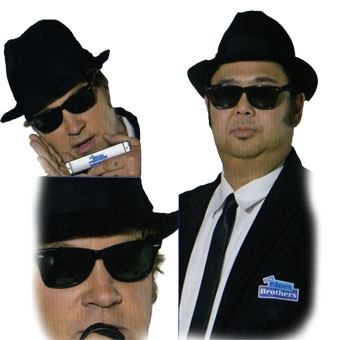 costume di carnevale BLUE BROTHERS KIT